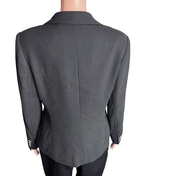 Talbots Tiny Polka Dot Blazer 8 Career Quiet Luxury Old Money Preppy Theater - Picture 4 of 6